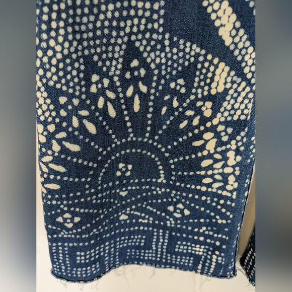 Free People Discharge Bali Flare Jeans Sz 27 Unique & Hard To Find - Picture 8 of 9